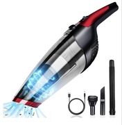 ODKURZACZ SAMOCHODOWY BEZPRZEWODOWY DIODA LED FILTR HEPA 120W 6200PA