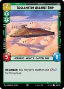 Star Wars: Unlimited - LOF - Acclamator Assault Ship (U)