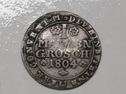 1 GROSCH, 1804 rok, SREBRO, Wojny Napoleońskie