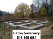 Beton towarowy, posadzkowy, drogowy, budowa domu, hal, gospodarstw rolnych,