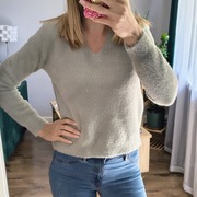 Milutki sweterek damski Sinsay zielony