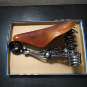 Siodełko Brooks skórzane 