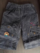 Spodnie dziecięce sztruksy 6 m-cy