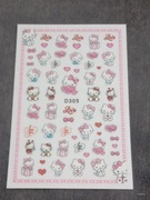 Naklejki na paznokcie samoprzylepne sanrio hello kitty