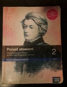 Podręcznik język polski Ponad Słowami klasa 2 cz1 podstawa i rozszerzenie