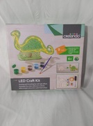 Crelando Zestaw Kreatywny Z Oświetleniem LED Dinozaur 