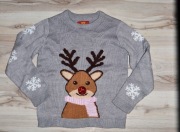 341* the range Świąteczny sweter  renifer 10/12 lat_ 140/152 cm