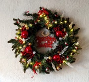 Wianek świąteczny na drzwi 