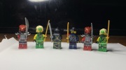 LEGO Ninjago figurki 6 szt + metalowe pudełka zestaw OKAZJA