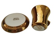 Filiżanka Nescafe Gold z podstawką - złota - NOWA