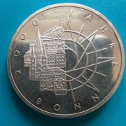 10 marek 1989 D RFN 2000 lat miasta Bonn Srebro 0,625 waga 15,5