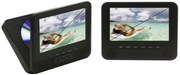 Przenośny odtwarzacz DVD 2 wyświetlacze LCD 7 – DIFRNCE PDVD7080 Twin 2 LCD