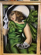 Kopia „Dziewczyny w rękawiczkach”Tamary de Lempickiej