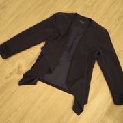 Marynarka żakiet narzutka asymetryczna XS