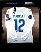 L) MARCELO 12 REAL MADRYT 17/18 FINAŁ LIGI MISTRZÓW LONG SLEEVE BIAŁA BLUZA