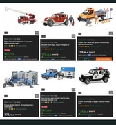 Zestaw aut bruder policja Straz 