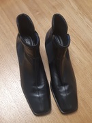 Kozaki ECCO czarne, ocieplane, naturalna skóra roz. 40