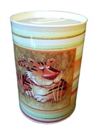 Skarbonka metalowa PUSZKA Tygrys/lew