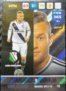 PANINI UPDATE 2017 FIFA 365 GAME CHANGER LEGIA WARSZAWA MOULIN UE119