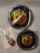 Abarth emblematy + brelok metalowy