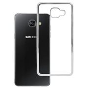 Etui BUMPER GLOSSY TPU na telefon Samsung Galaxy A5 2016 A510 srebrne
