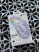 Myszka gamingowe Xtrfy MZ1 RGB biała ultra light gaming mouse 56g