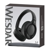 Bezprzewodowe Słuchawki WESDAR Czarne Bluetooth 5.4