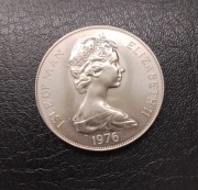 Bardzo rzadka moneta kolekcjonerska 1 Korona 1976 Wyspa Man 200-lecie USA