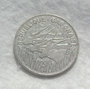 Gabon Republika 100 franków CFA Afryki Środkowej 1985 KM# 13 Rzadkie