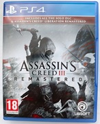 Assassin's Creed III Remastered +DLC - PS4 - stan idealny
