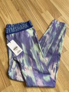 Gymshark XS Fit seamless progres leggins Gymshark fit printed, blue hues
