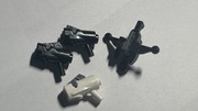 LEGO BLASTER ZE SPUSTEM CZARNY 15391c01+KUSZA CZARNA 20105c01 3 szt
