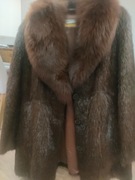 Krótki płaszczyk z nutrii 