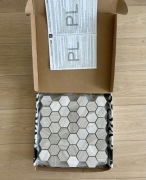 Mozaika kamienna Hexagon Grey - marmur