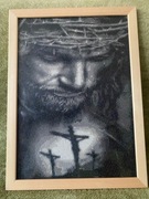 Obraz Pan Jezus Haft diamentowy 30x40 Gotowy