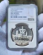 100 000 solidarność 1990  1OZ Ag