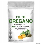 Kapsułki z olejkiem z oregano 2w1 wzbogacone olejem z czarnuszki