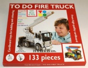WÓZ STRAŻACKI do składnia i malowania KARTON