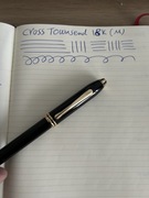 Wieczne pióro Cross townsend+ pudełko+ tłoczek