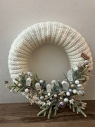 Wianek Świąteczny na drzwi domki