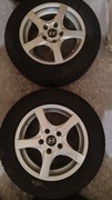 Felgi aluminiowe z oponami zima  5x114,3 15 cali