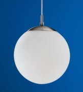 Nowa Lampa szklana biała kula