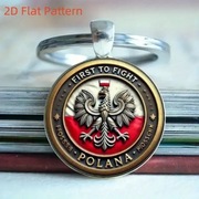 Breloczek z orłem.