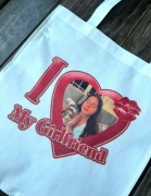 Torebka torba tote bag materiał non woven wymiary 36x40 cm lana del rey