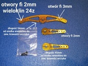 Dźwignia ramię orczyk alu do Hitec 24T 45mm, 108mm