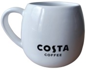 Kubek kawa COSTA COFFEE - 450 ml - UNIKAT -  hand made - prezent - NOWY