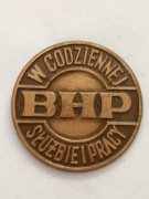 BHP w CODZIENNEJ SŁUŻBIE i PRACY.Sygnatura mennicy państwowej MW MET.