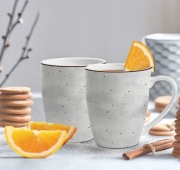 MG Home GEMMA Magda Gessler zestaw 4 porcelanowych kubków 350 ml