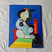 Obraz Picasso kopia Dama z zegarkiem od artysty 