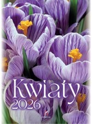 Kalendarz B4 NA ŚCIANĘ kwiaty bukiety 2026 ARTSEZON ścienny A4 wieloplansz